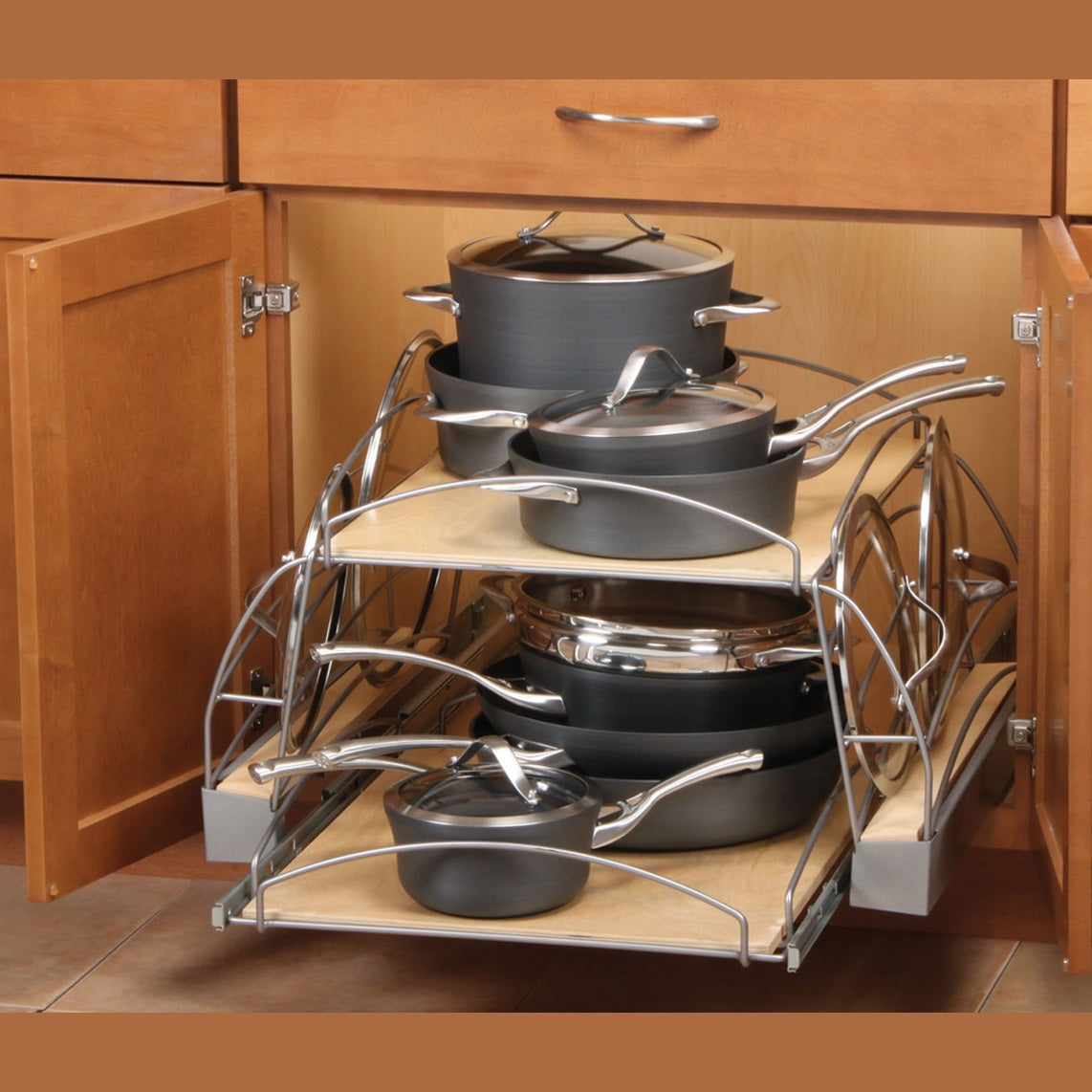 SPS Pot and Pan Caddy Pull-Out