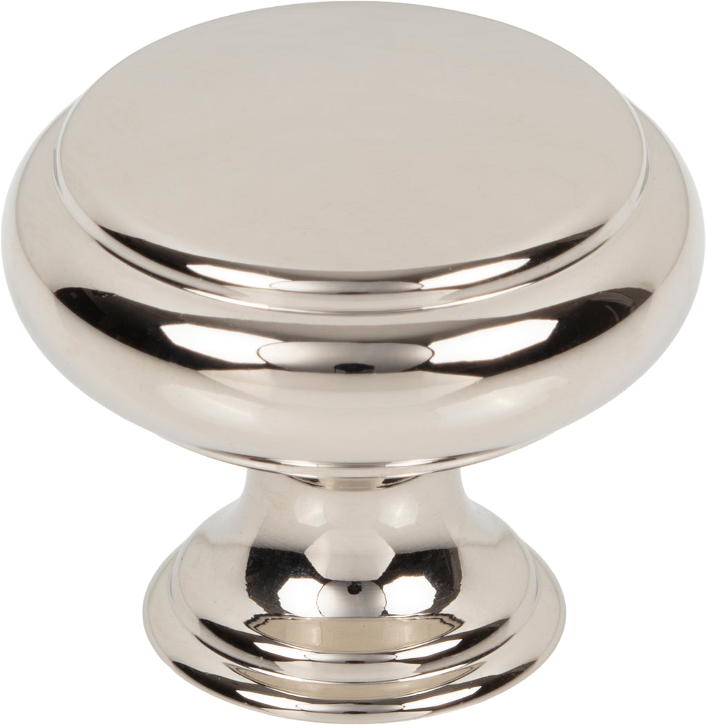 Top Knobs Bayridge Series 1-1/4"L Knob, Polished Nickel