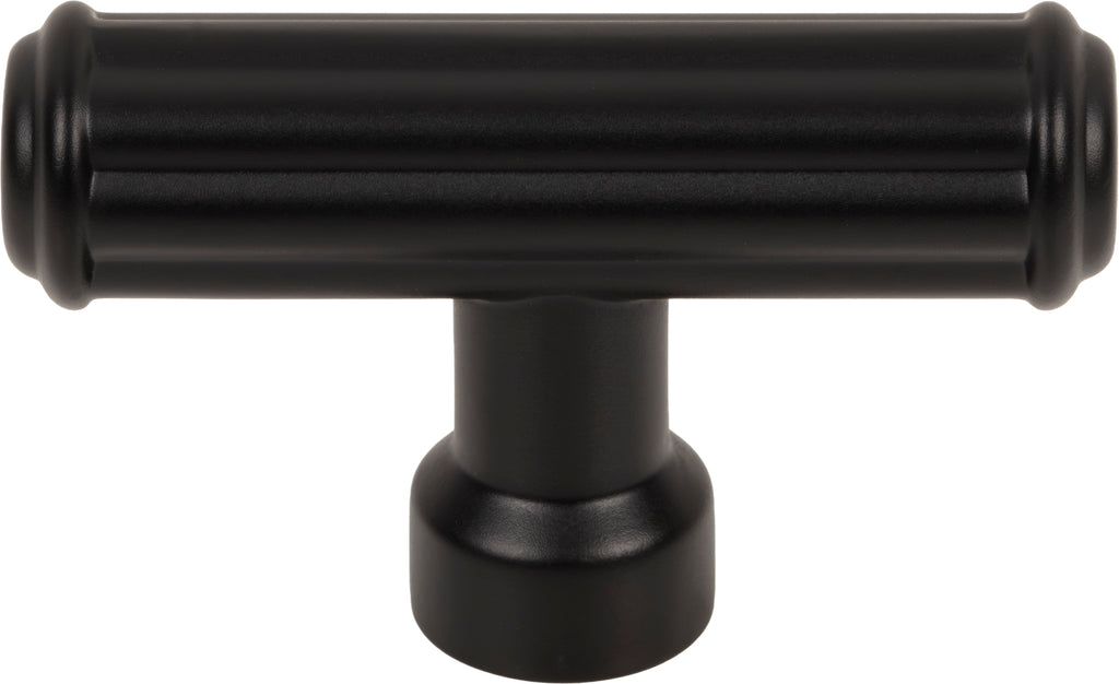 Top Knobs Pemberton Series 2-1/4"L T-Knob, Flat Black