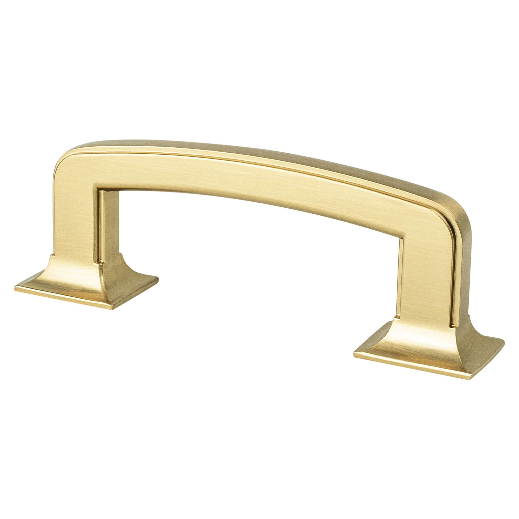 Berenson Hearthstone 3"(76mm) Pull, Modern Brushed Gold