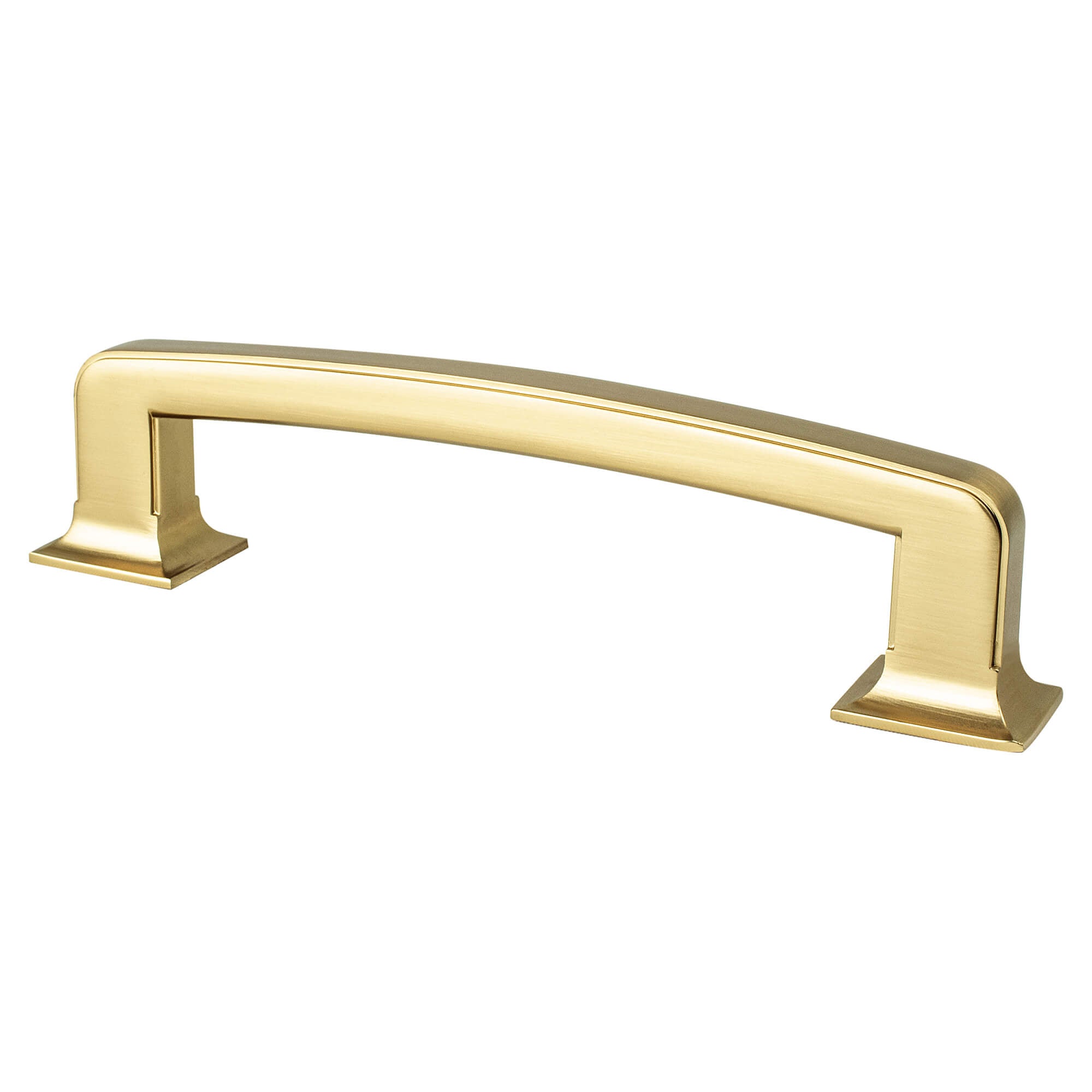Berenson Hearthstone 5"(128mm) Pull, Modern Brushed Gold