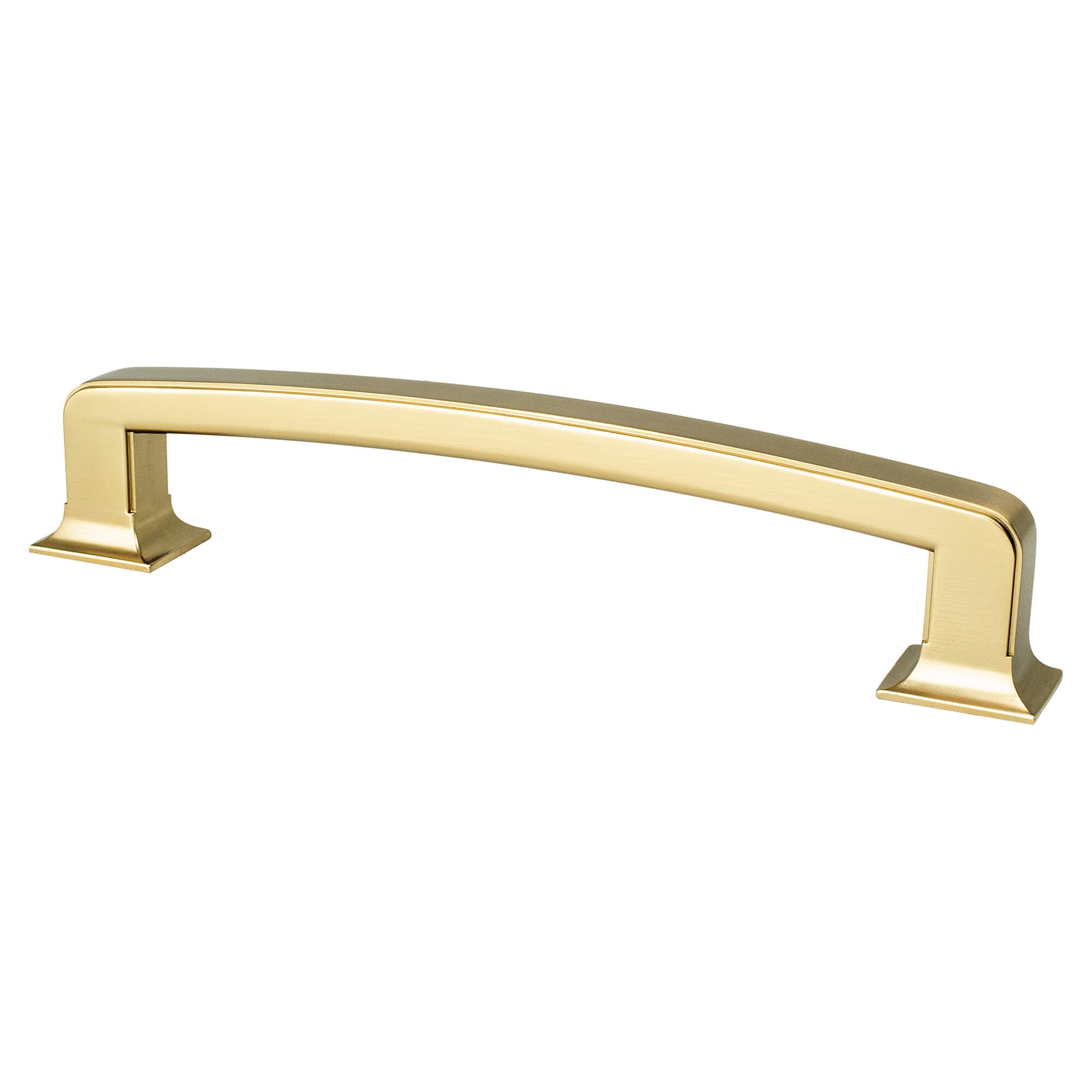 Berenson Hearthstone 6-5/16"(160mm) Pull, Modern Brushed Gold