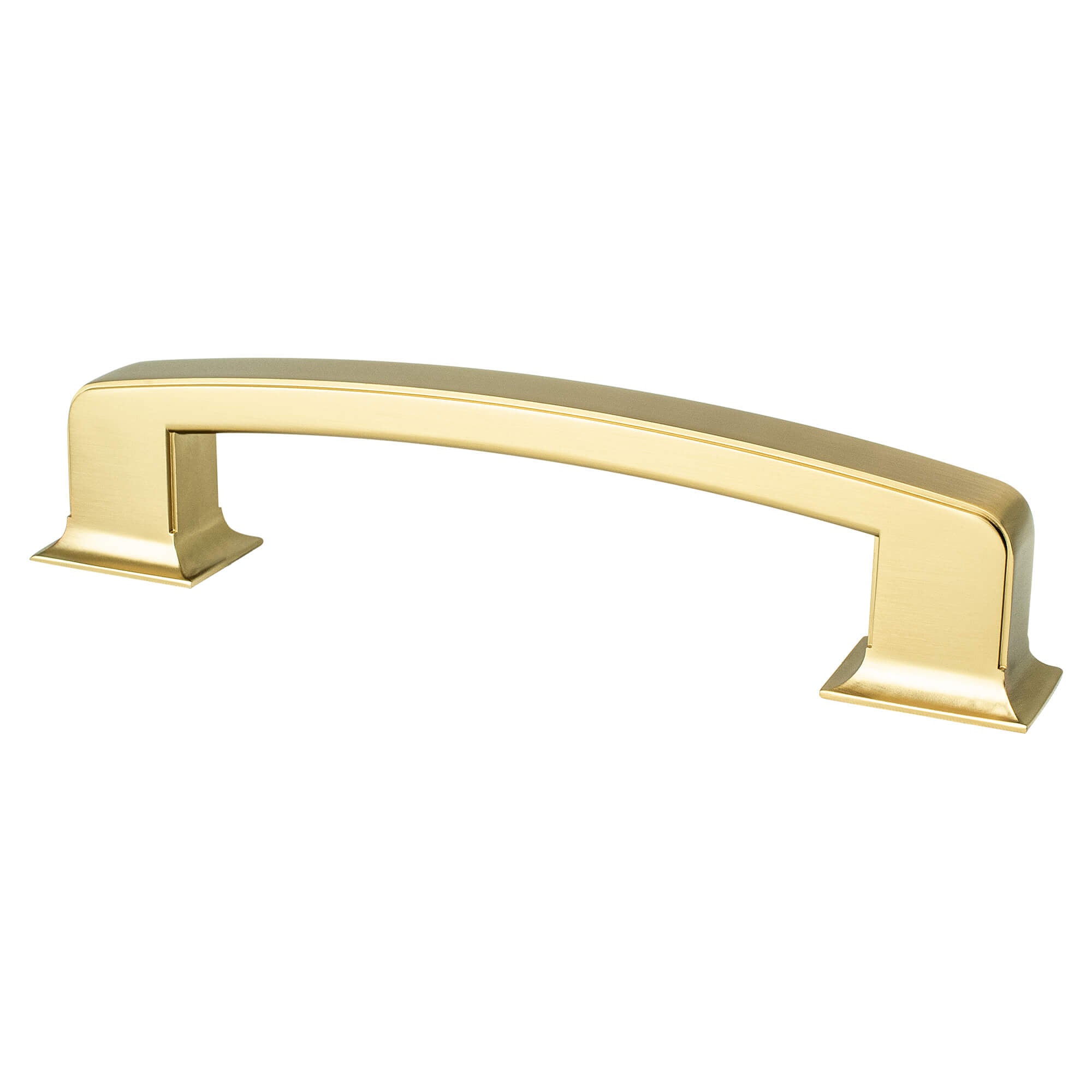 Berenson Hearthstone 6"(152mm) Pull, Modern Brushed Gold