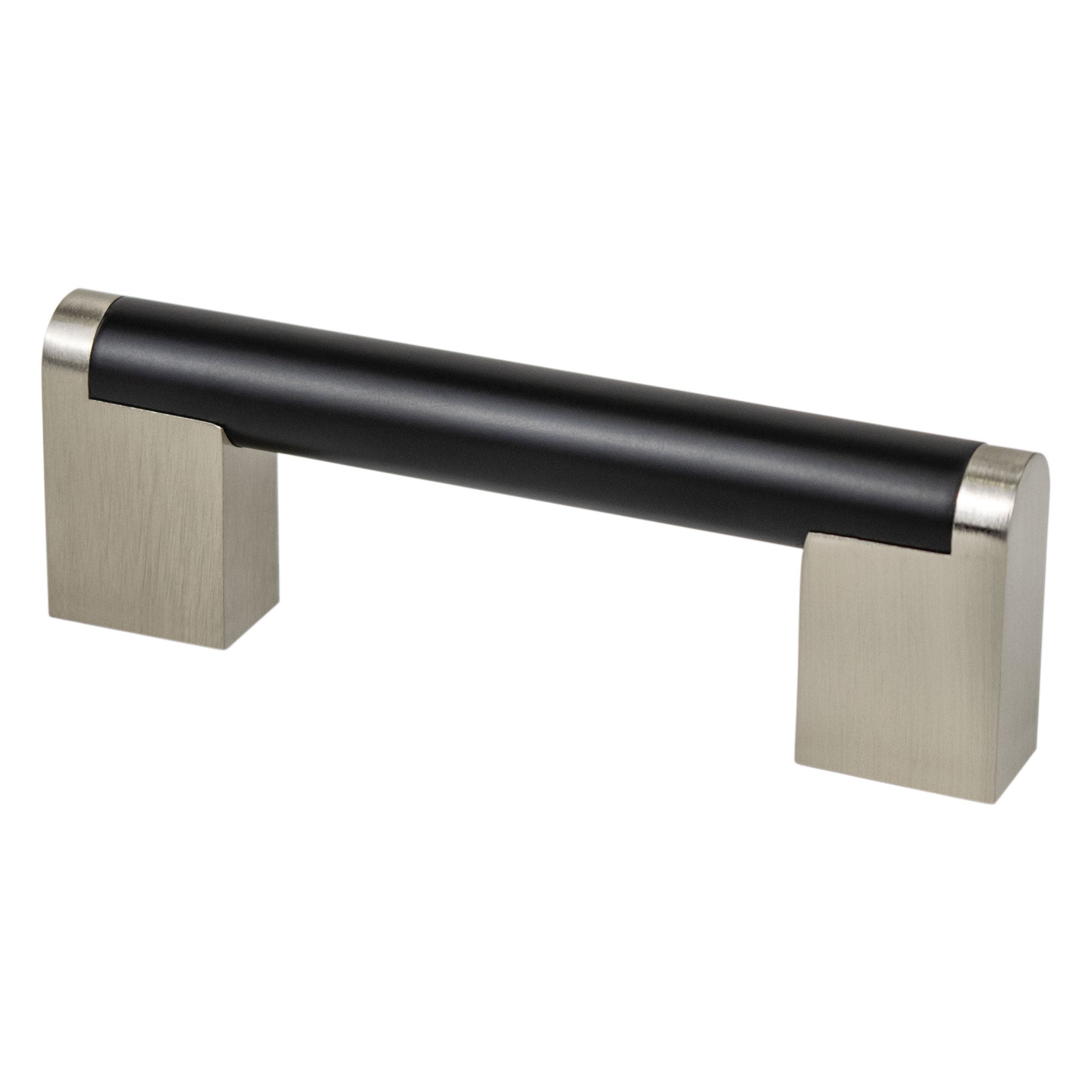 Berenson Studio Remix 96mm CC Matte Black and Brushed Nickel Pull