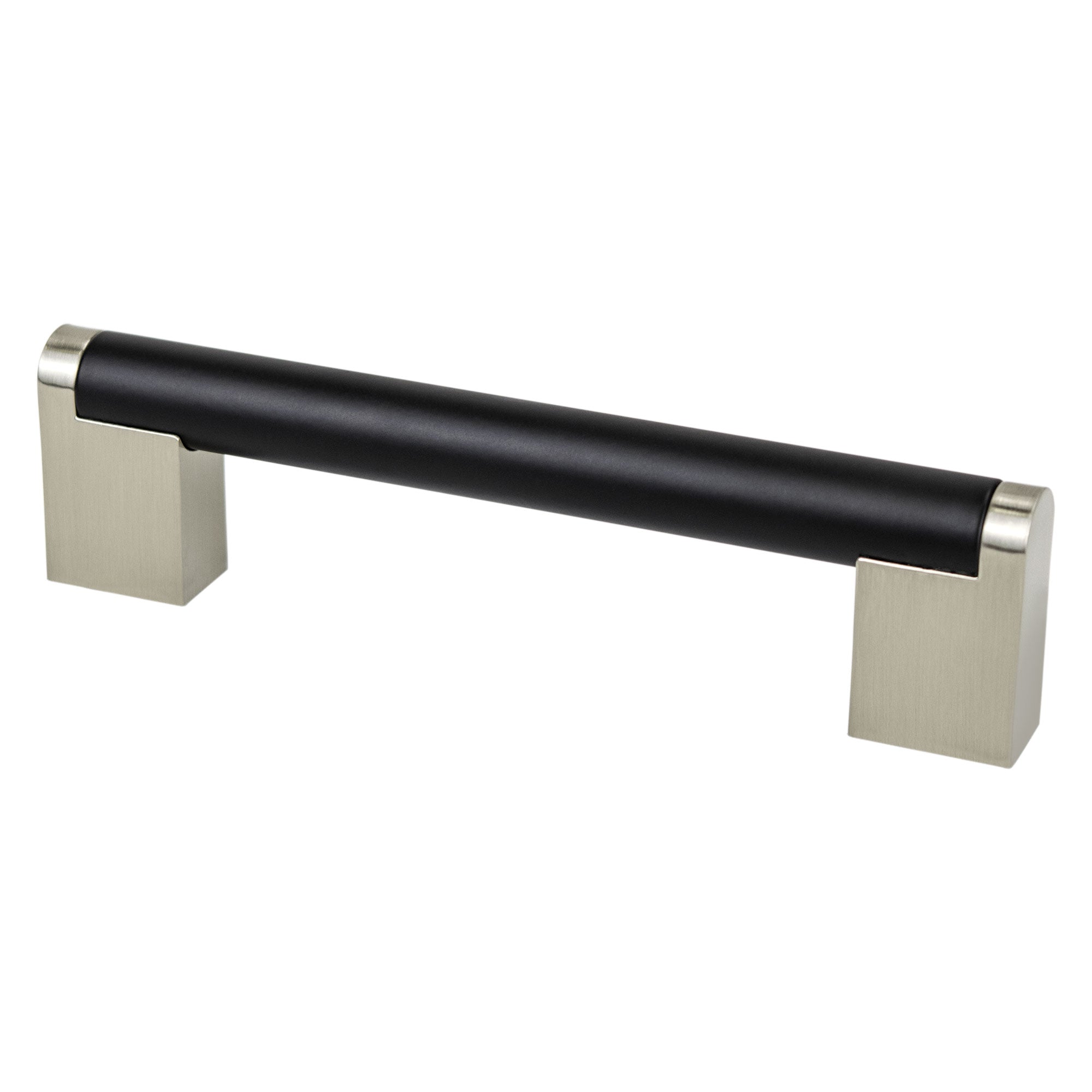 Berenson Studio Remix 128mm CC Matte Black and Brushed Nickel Pull