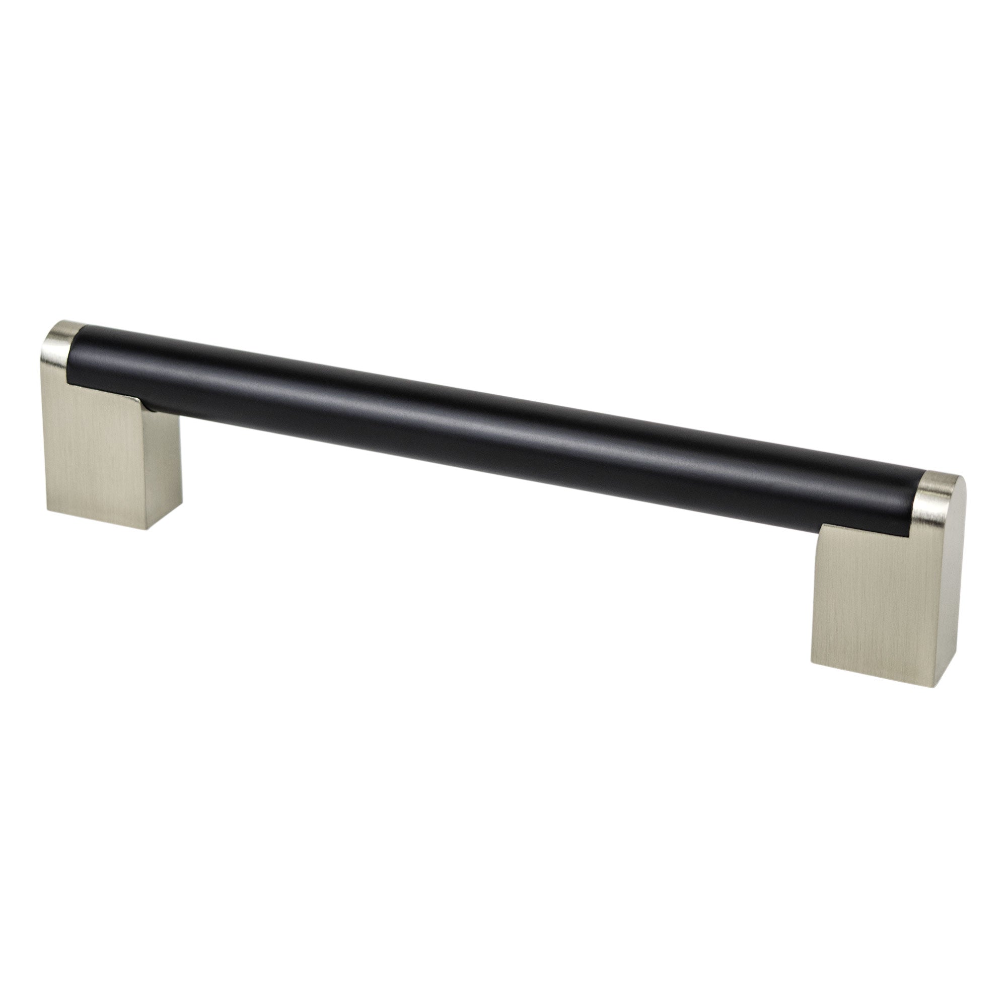 Berenson Studio Remix 160mm CC Matte Black and Brushed Nickel Pull