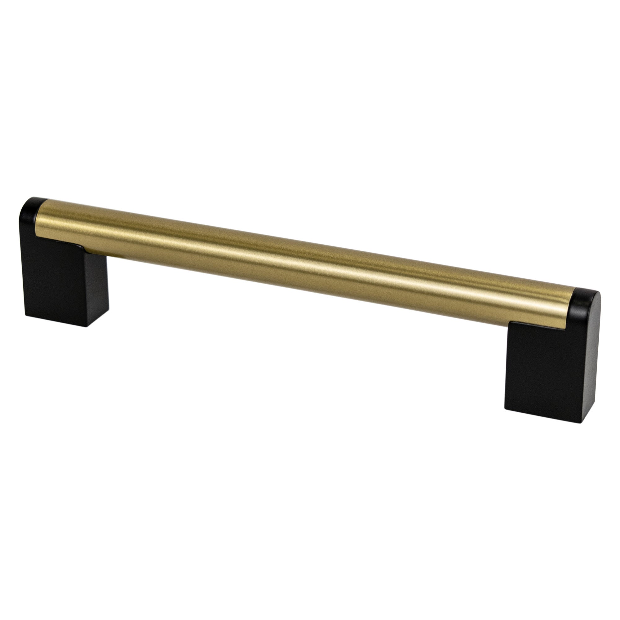 Berenson Studio Remix 160mm CC Modern Brushed Gold and Matte Black Pull