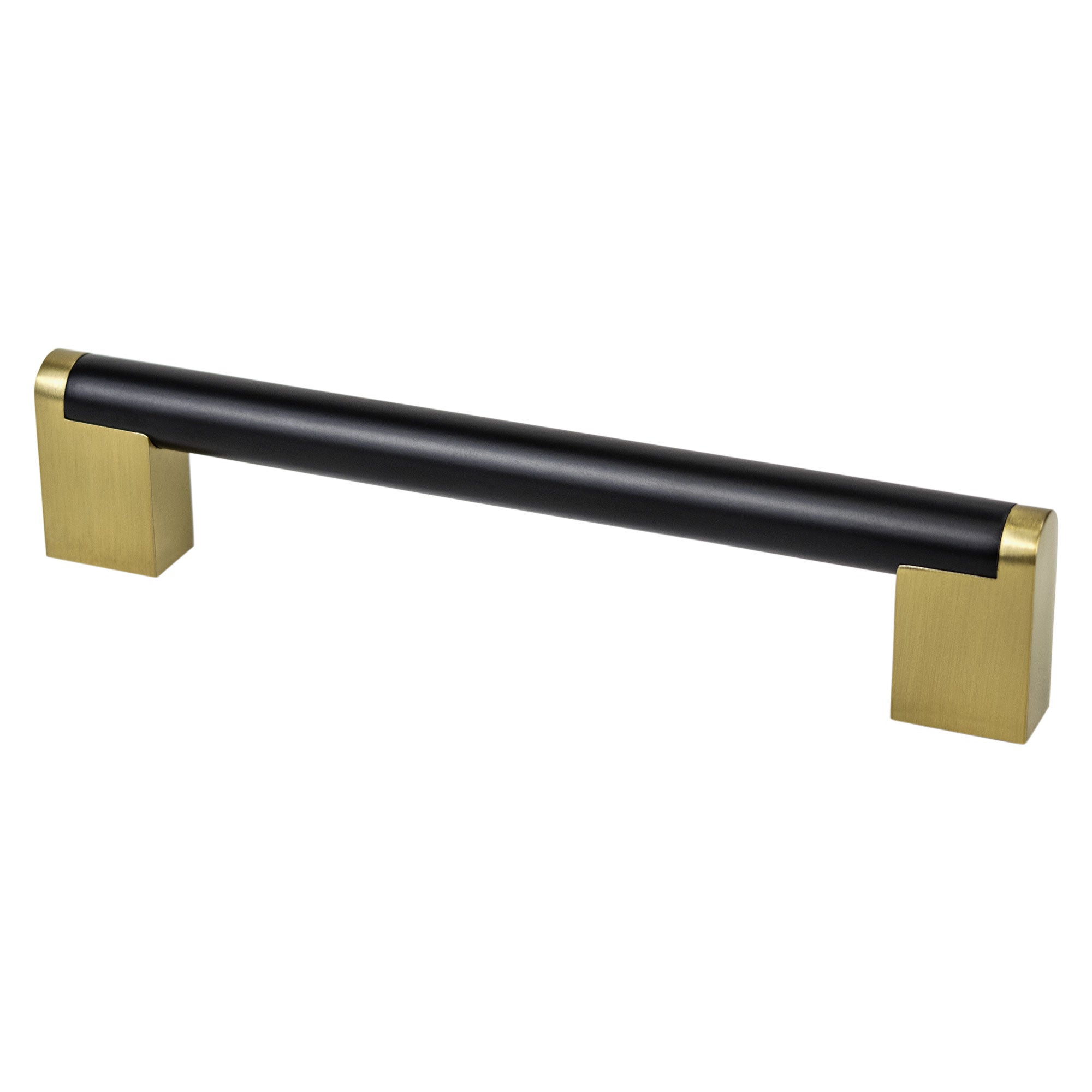 Berenson Studio Remix 160mm CC Matte Black and Modern Brushed Gold Pull