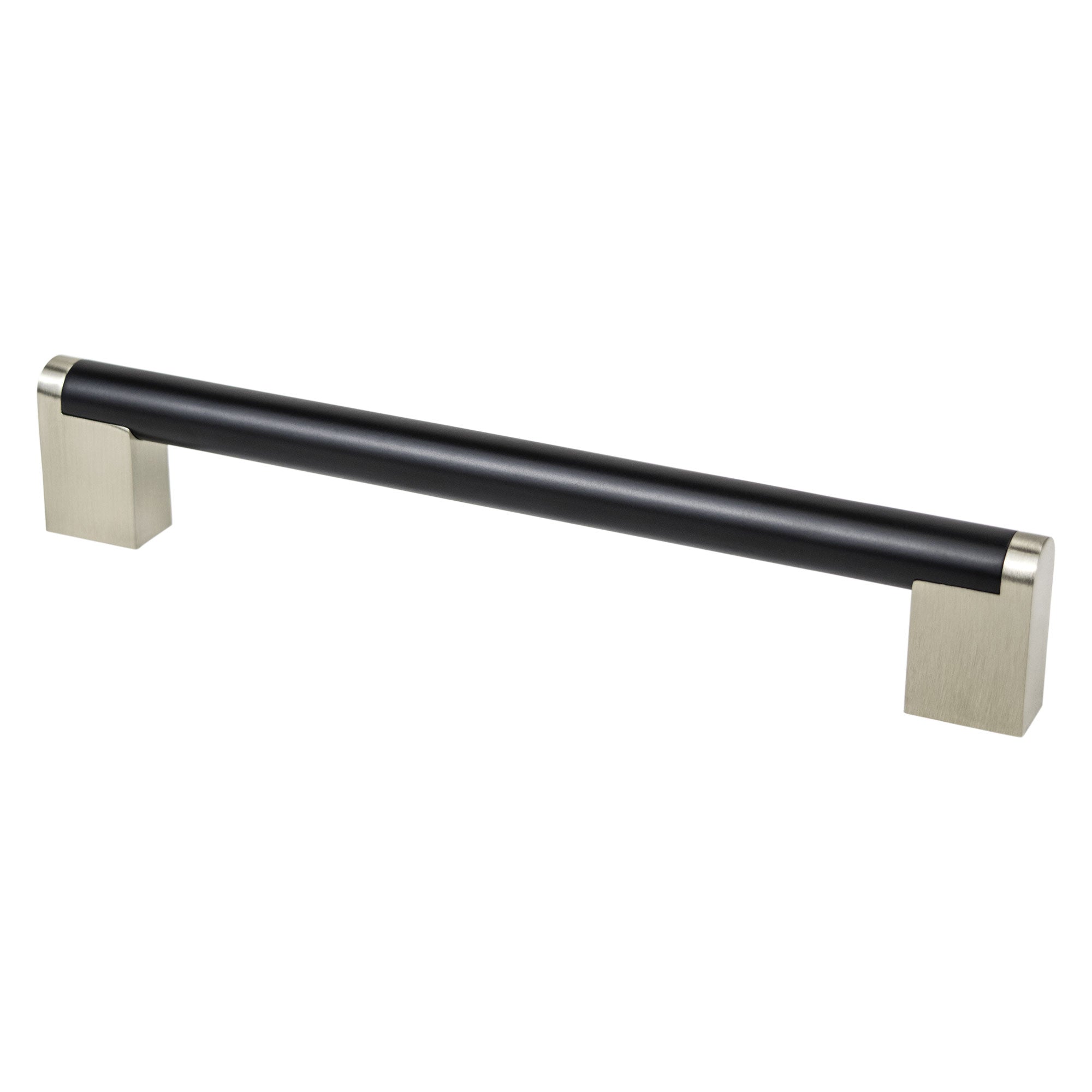 Berenson Studio Remix 192mm CC Matte Black and Brushed Nickel Pull
