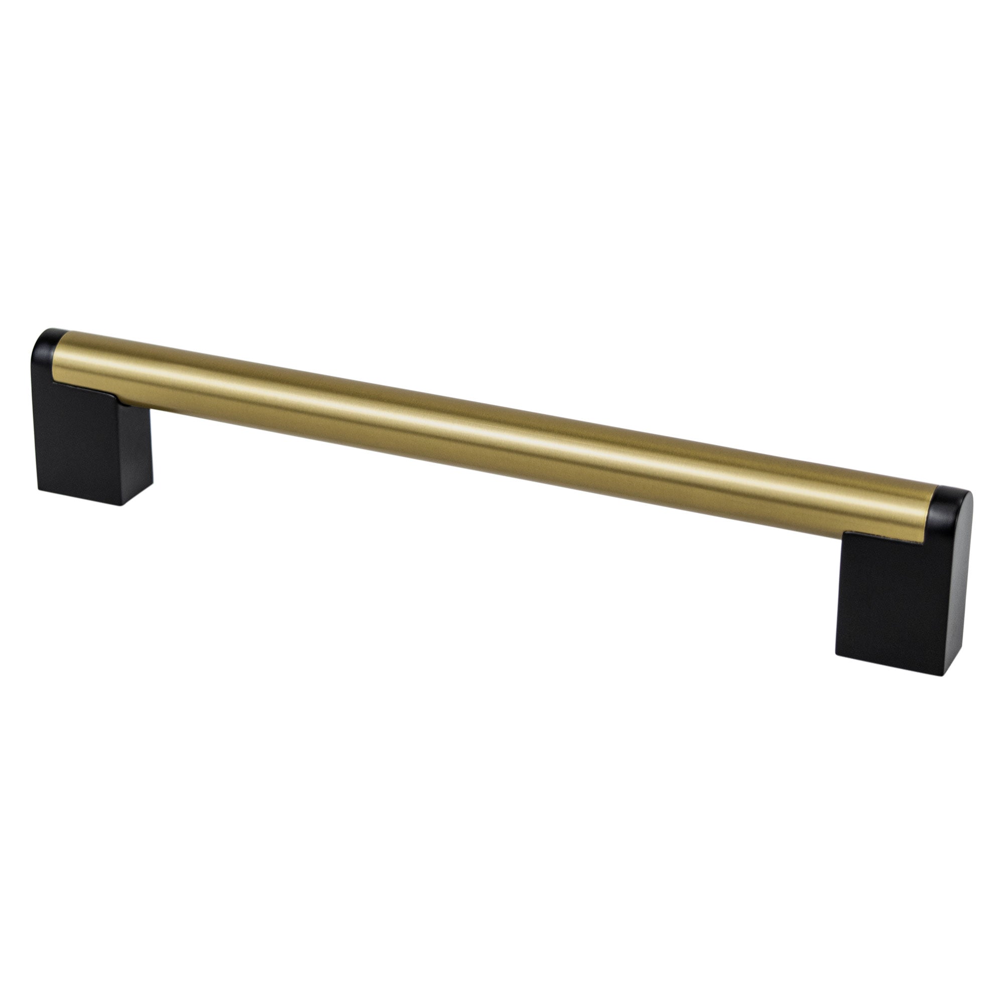 Berenson Studio Remix 192mm CC Modern Brushed Gold and Matte Black Pull