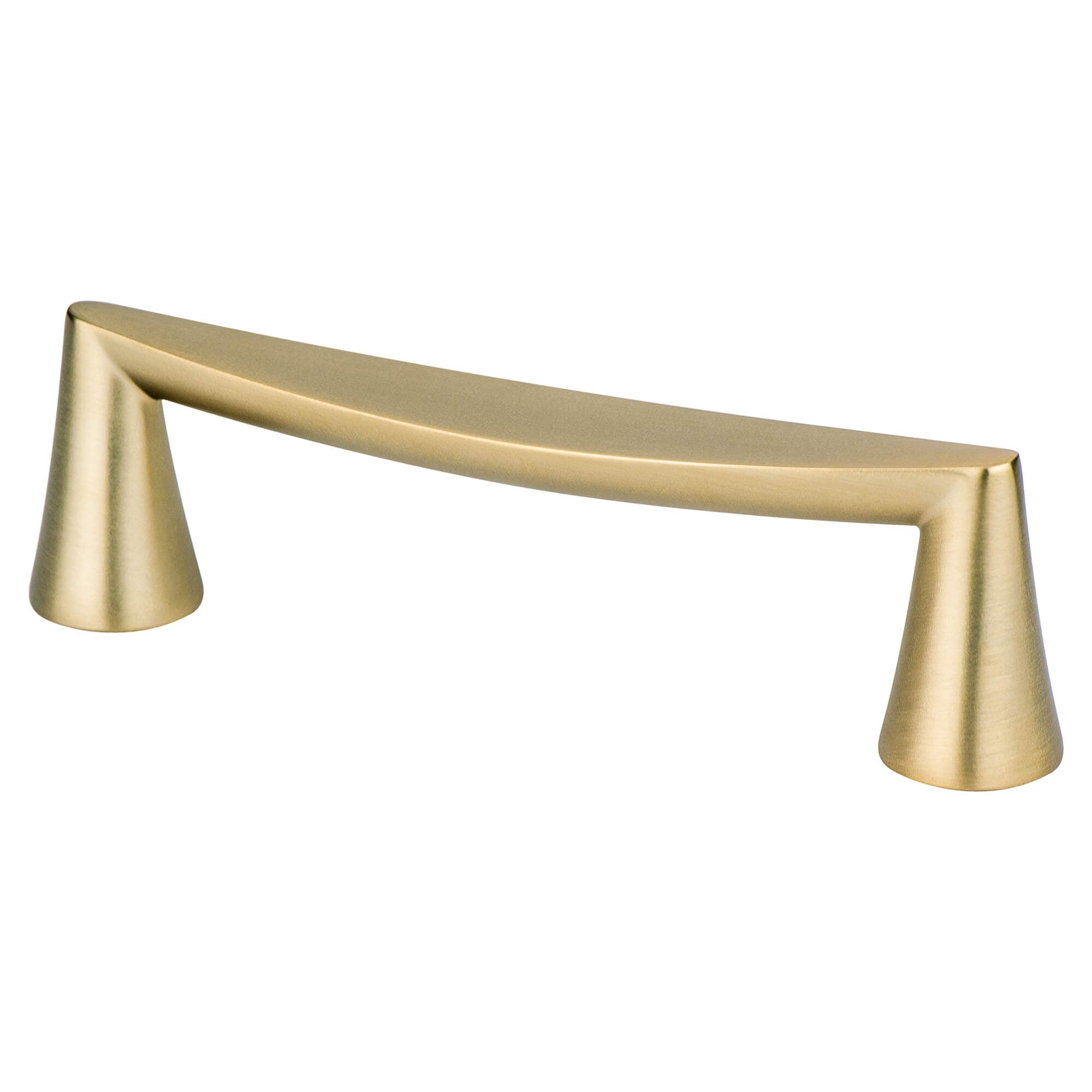 Berenson Domestic Bliss 3-25/32"(96mm) Pull, Modern Brushed Gold