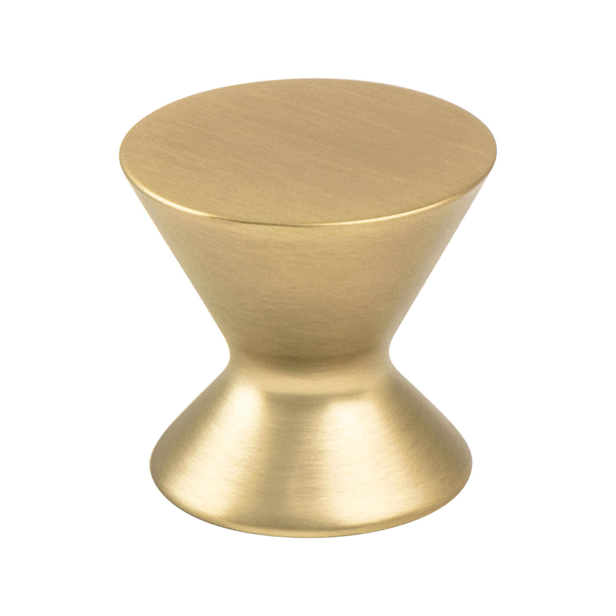 Berenson Domestic Bliss 1-3/16"(30mm) Knob, Modern Brushed Gold