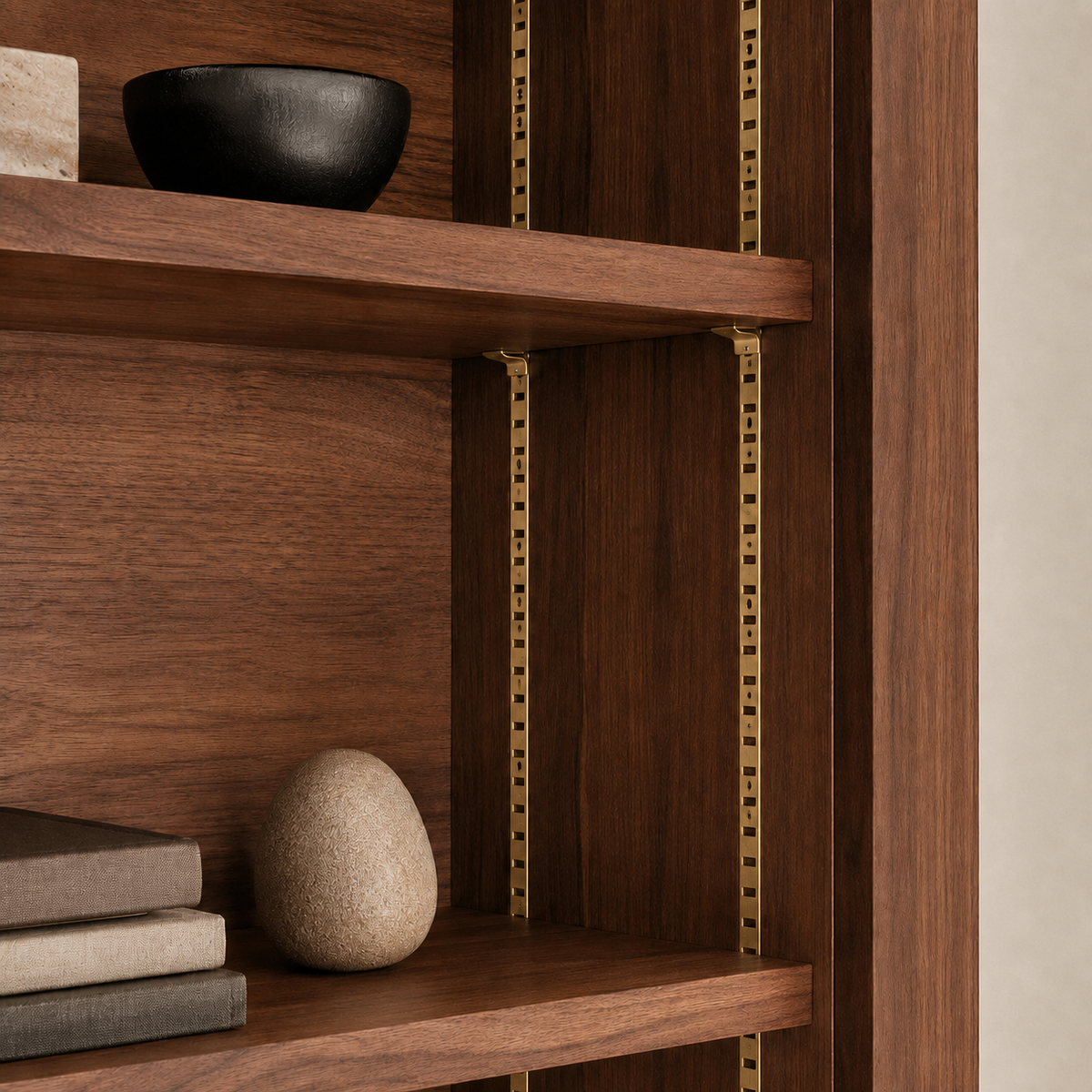 255 Mortise-Mount Steel Pilaster Shelf Standards