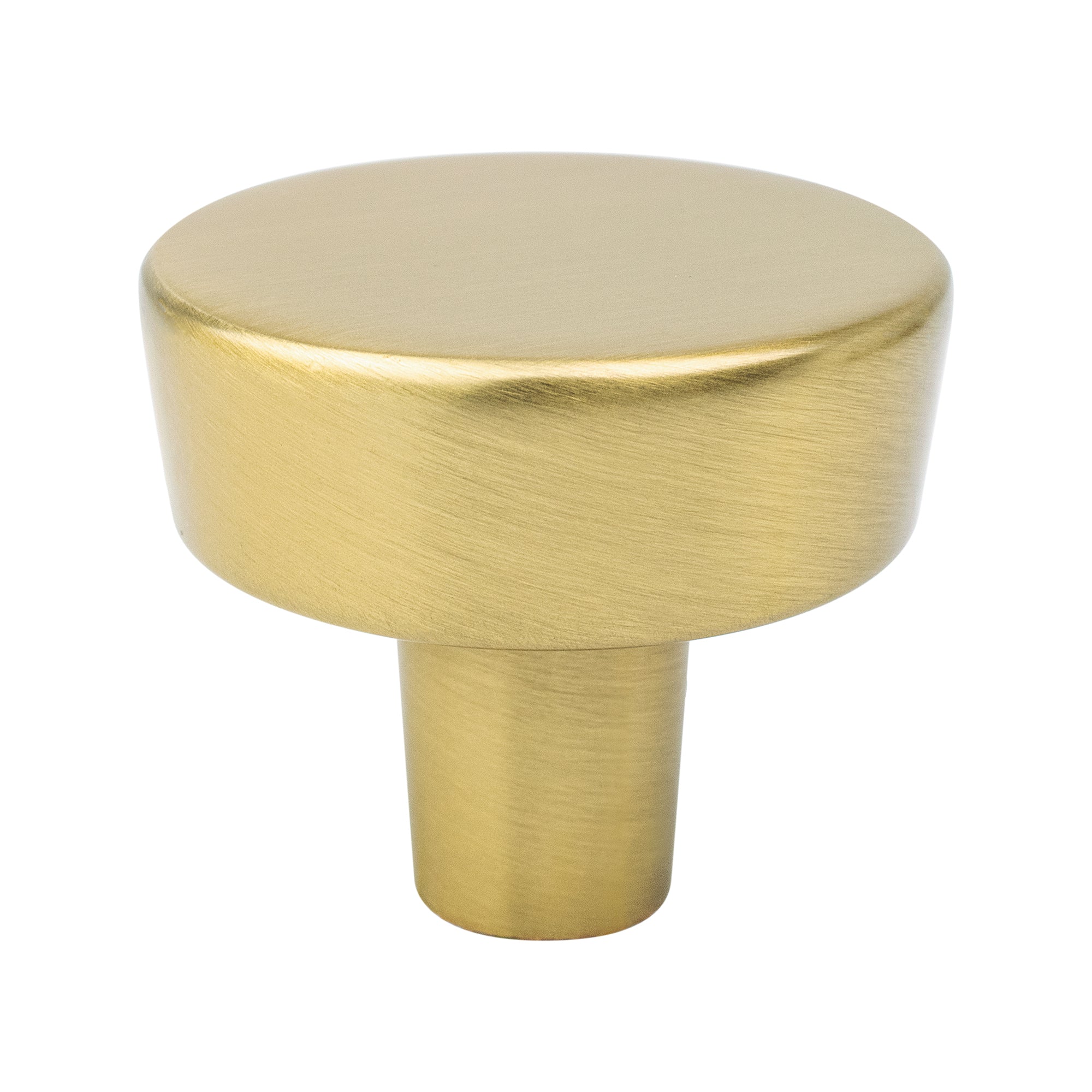 Berenson Brookridge 1-9/32"(33mm) Knob, Modern Brushed Gold