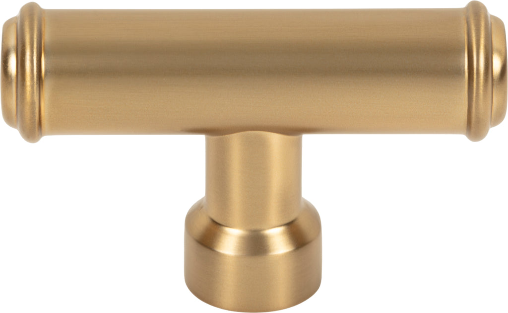 Top Knobs Lavington Series 2-1/4"L T-Knob, Honey Bronze