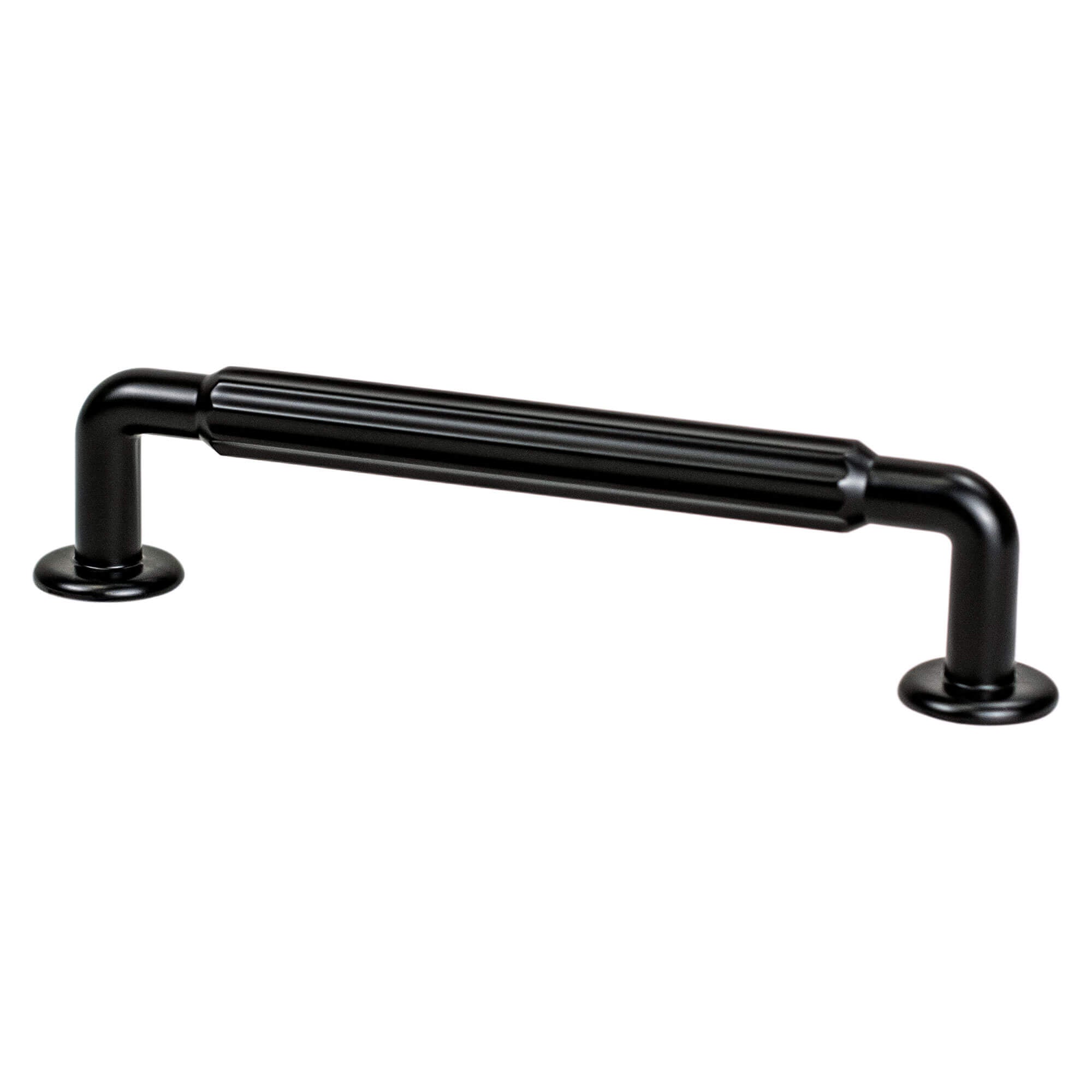Berenson Cannelee 128mm CC Matte Black Pull