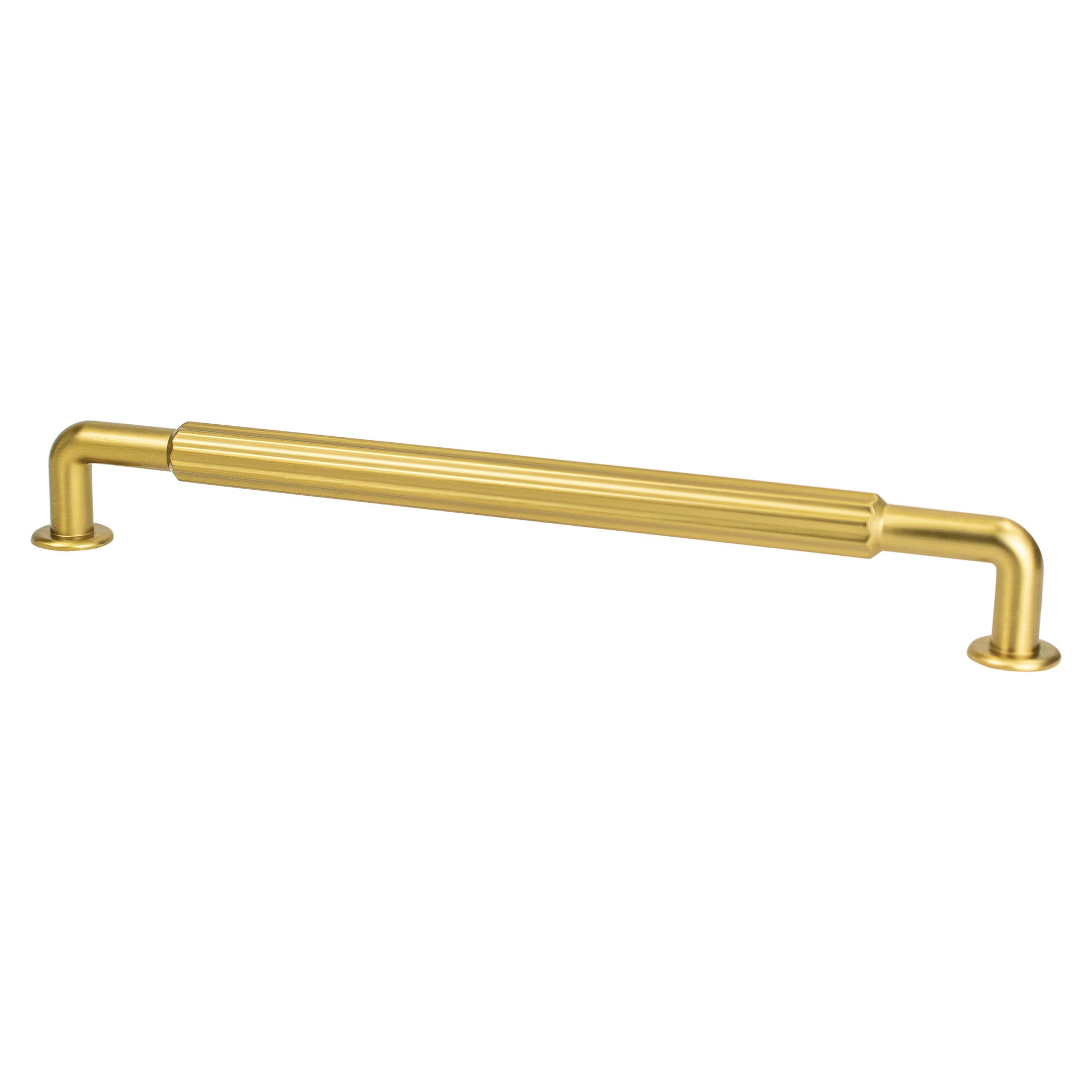 Berenson Cannelee 12in. CC Modern Brushed Gold Appliance Pull