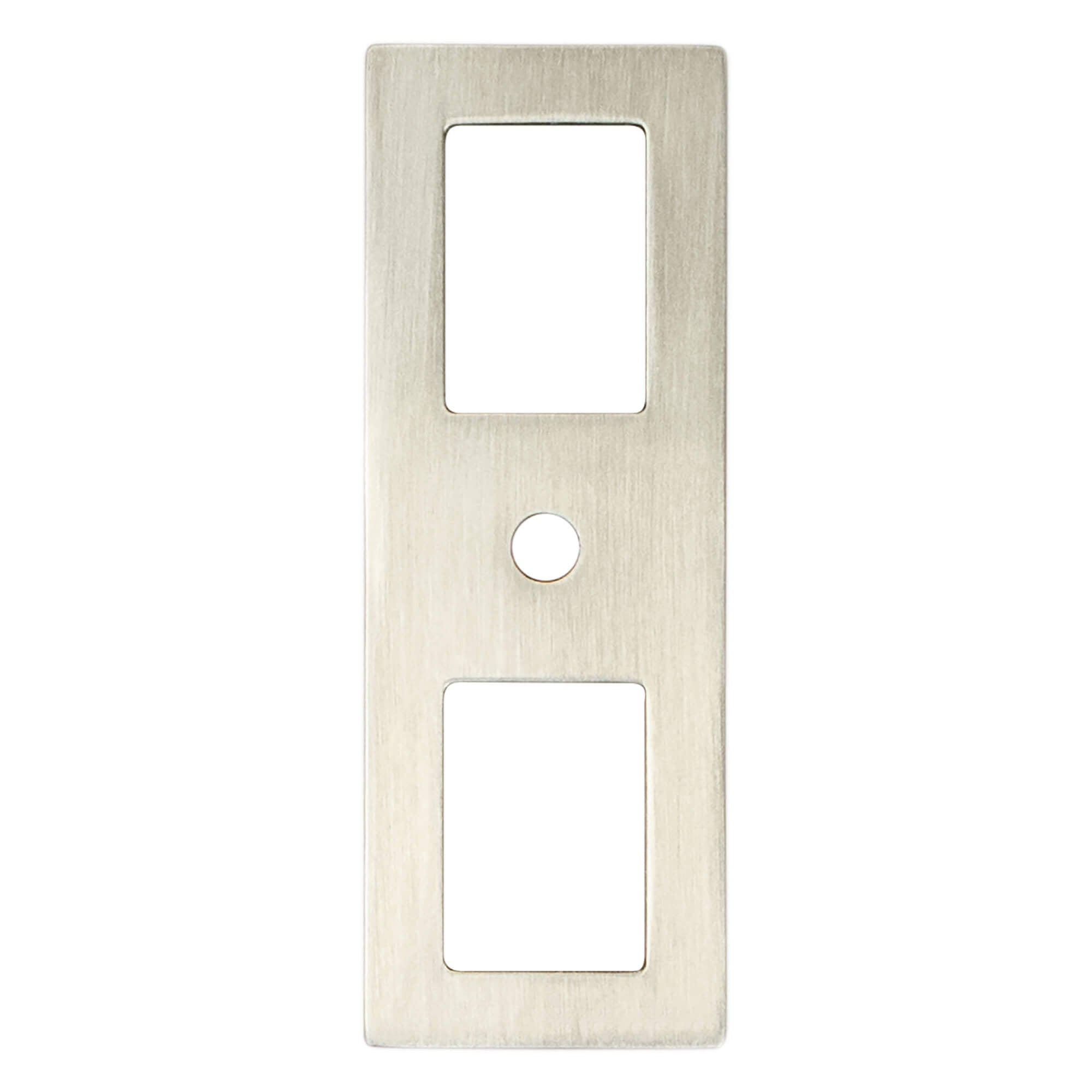Berenson Statler Brushed Nickel Cutout Backplate