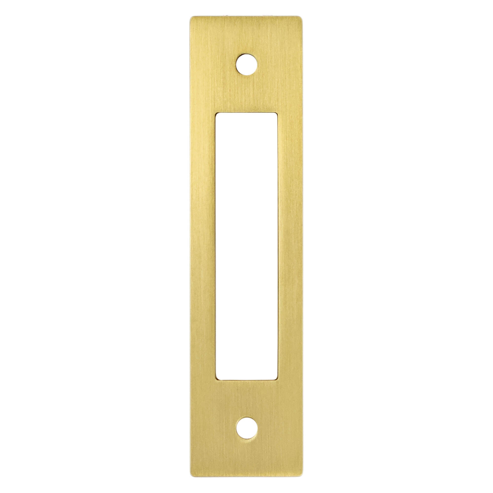 Berenson Statler 96mm CC Modern Brushed Gold Cutout Backplate