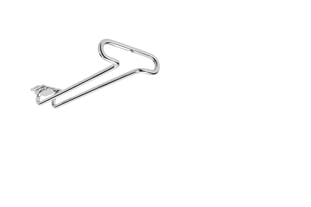 11" Chrome Under Cabinet Wine Glass Holder