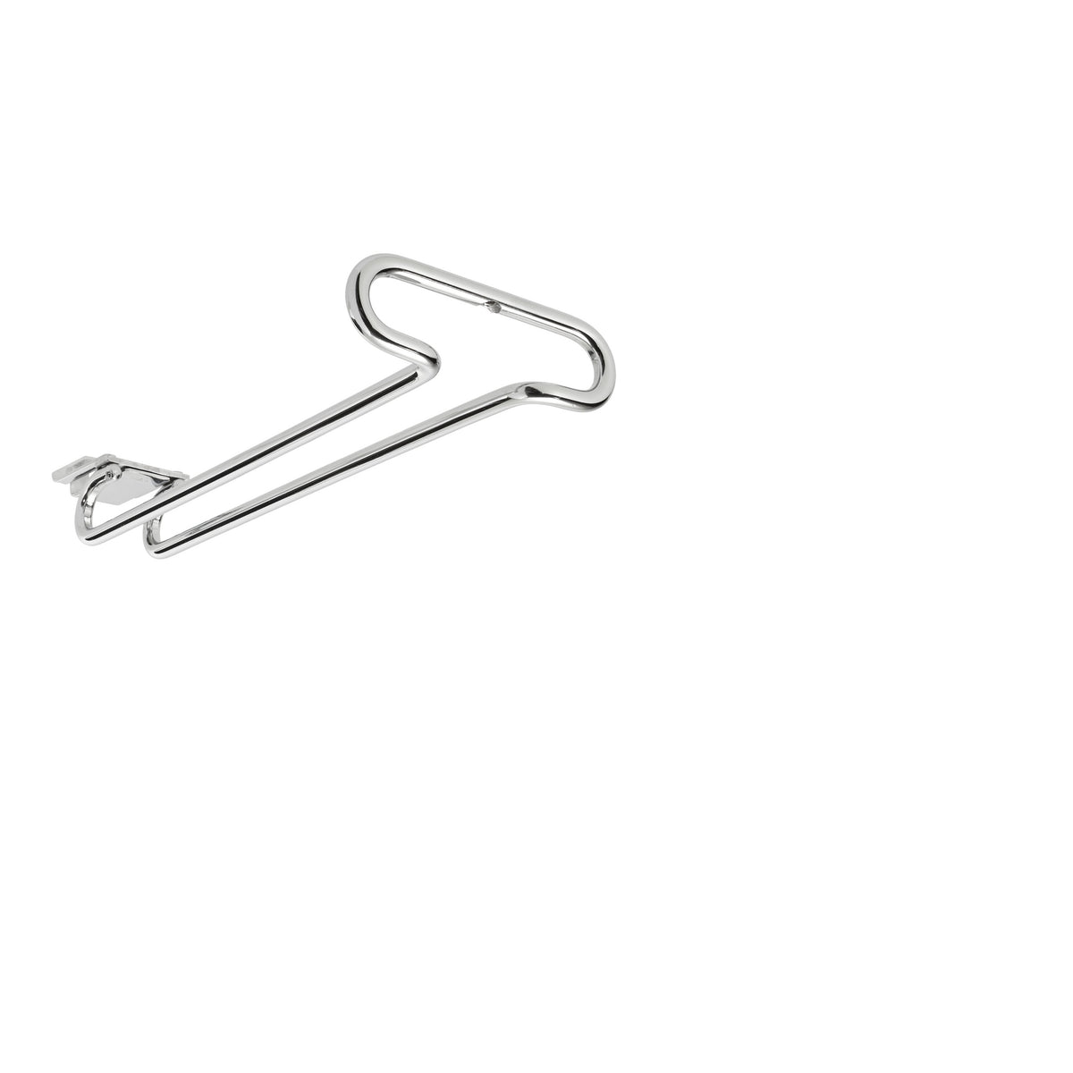 11" Chrome Under Cabinet Wine Glass Holder