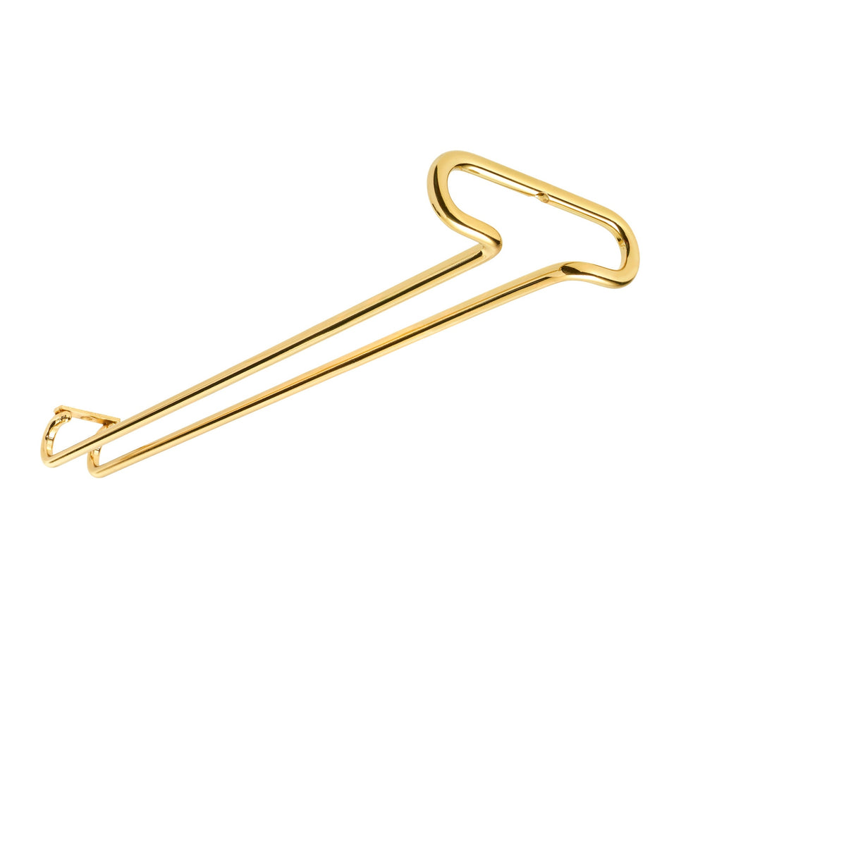 18" Brass Under Cabinet Wine Glass Holder