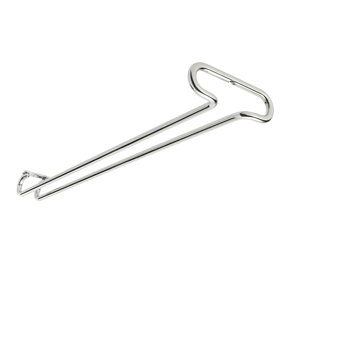18" Chrome Under Cabinet Wine Glass Holder