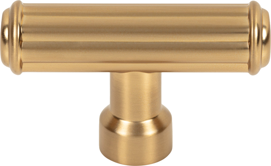 Top Knobs Pemberton Series 2-1/4"L T-Knob, Honey Bronze