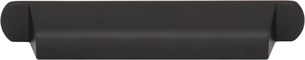 Top Knobs Cressing Series 5-1/16"(128mm) CC Cup Pull, Flat Black