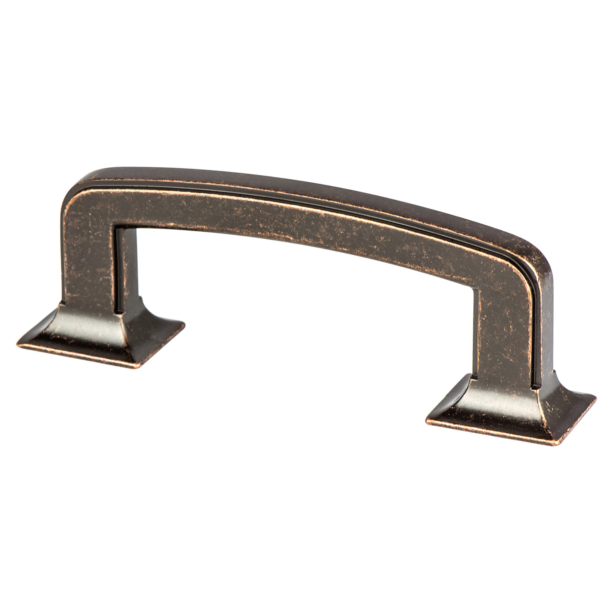 Berenson Hearthstone 3"(76mm) Pull, Weathered Verona Bronze