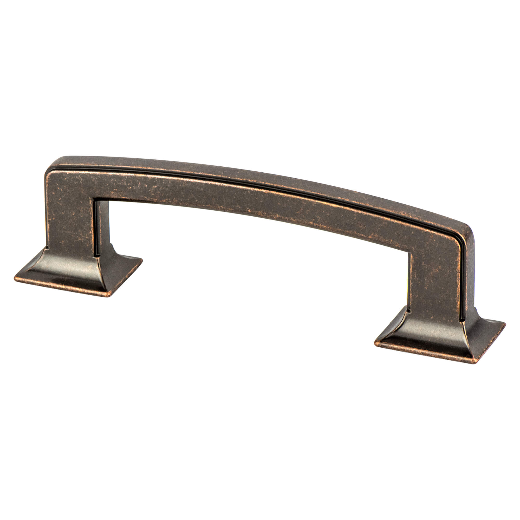Berenson Hearthstone 3-25/32"(96mm) Pull, Weathered Verona Bronze