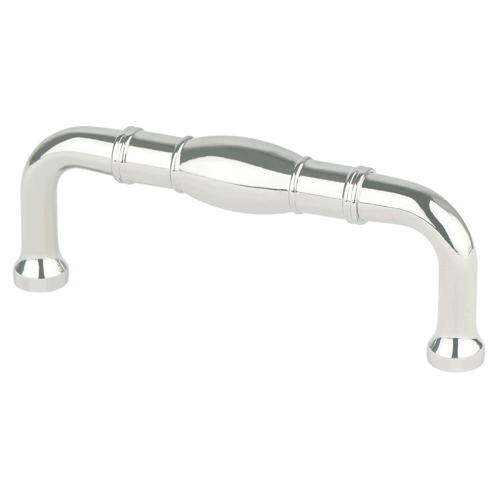 Berenson Designers Group Ten 3"(76mm) Pull, Polished Nickel