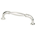 Berenson Designers Group Ten 3-25/32"(96mm) Pull, Polished Nickel