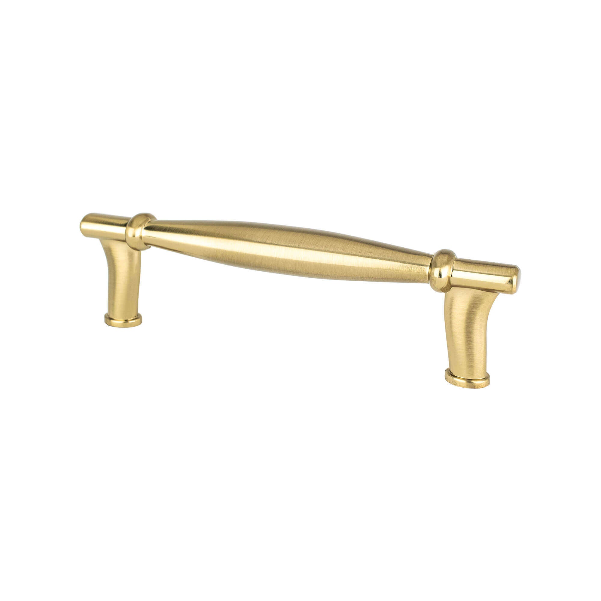 Berenson Dierdra 3-25/32"(96mm) Pull, Modern Brushed Gold
