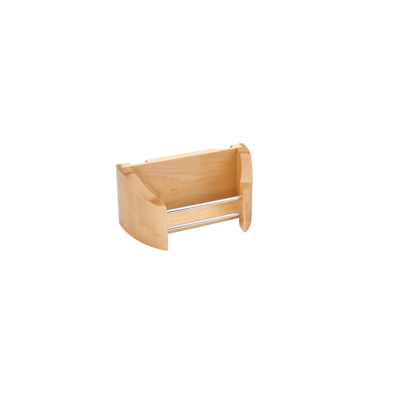 8" Single Cabinet Door Mount Wood Storage Tray