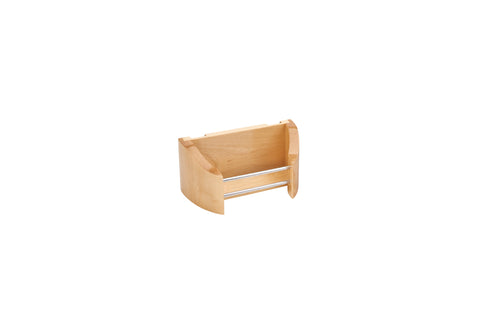 8" Single Cabinet Door Mount Wood Storage Tray
