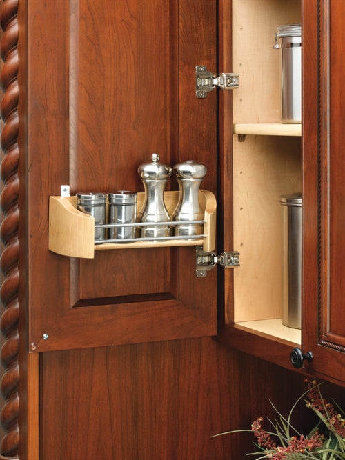 4200 Series Single Cabinet Door Mount Wood Storage Tray