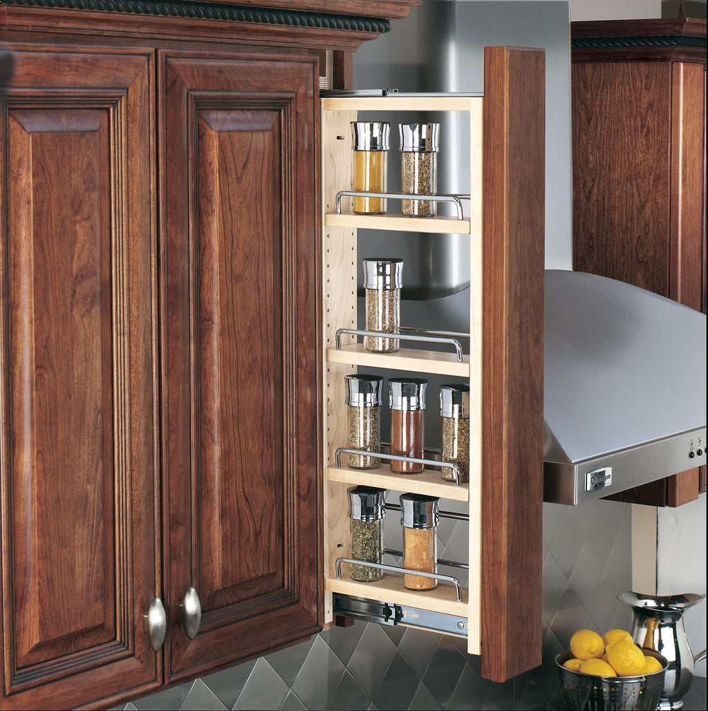 3" W x 30" H Pullout Between Cabinet Wall Filler