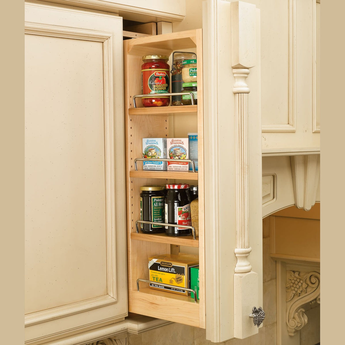 6" W x 30" H Pullout Between Cabinet Wall Filler