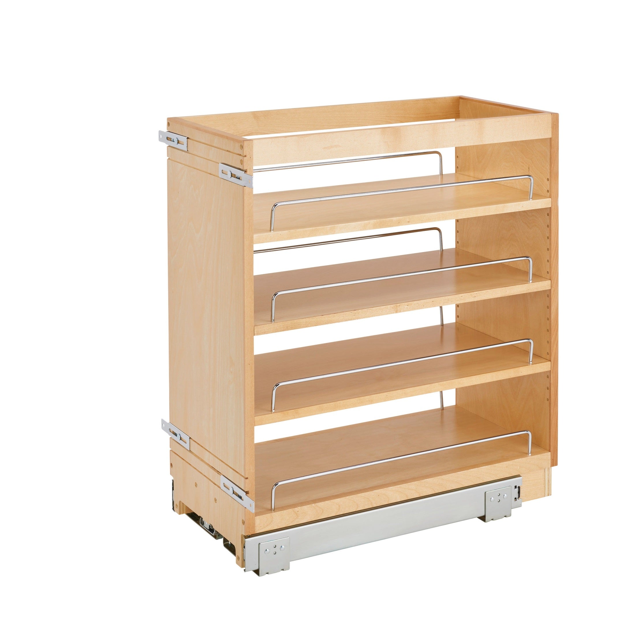 11" Pullout Wood Base Cabinet Organizer