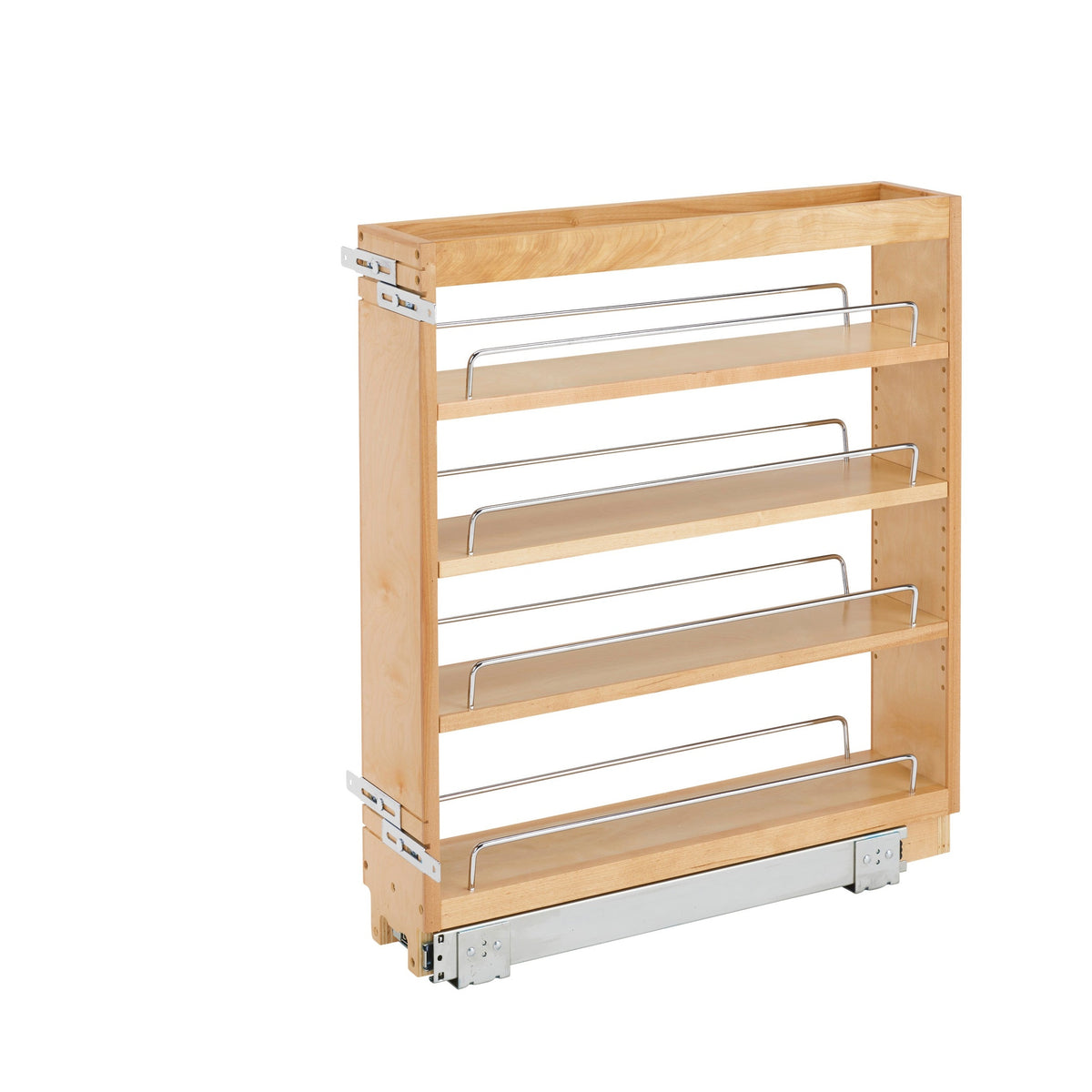 5" Pullout Wood Base Cabinet Organizer