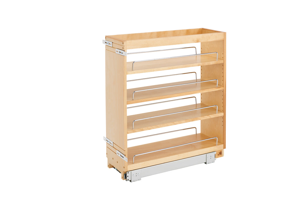 8" Pullout Wood Base Cabinet Organizer