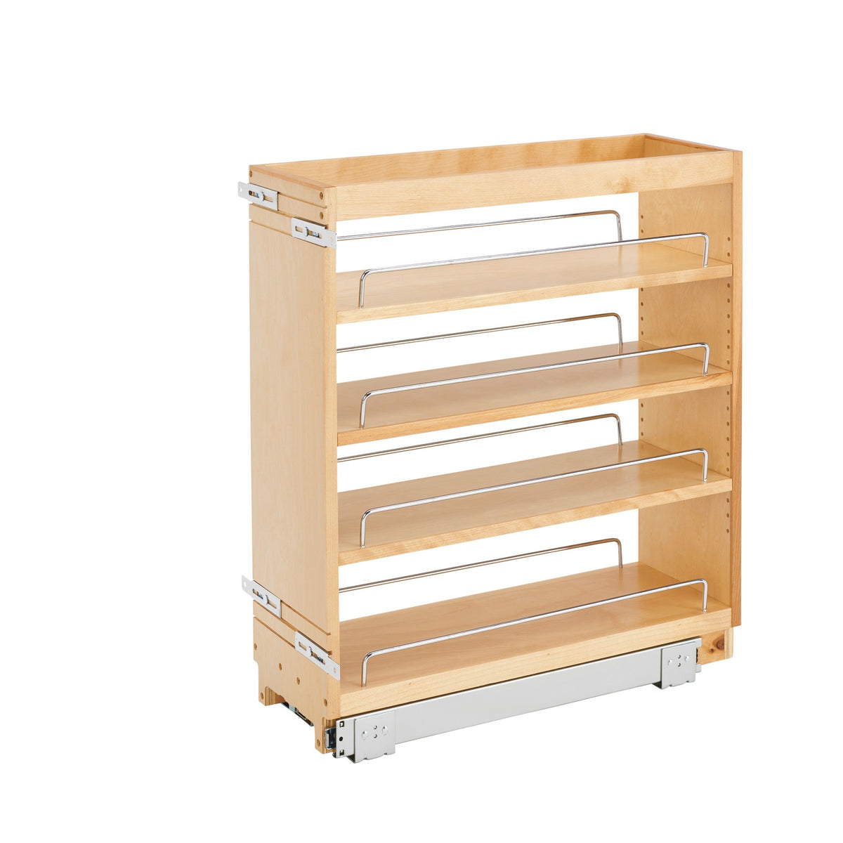 8" Pullout Wood Base Cabinet Organizer