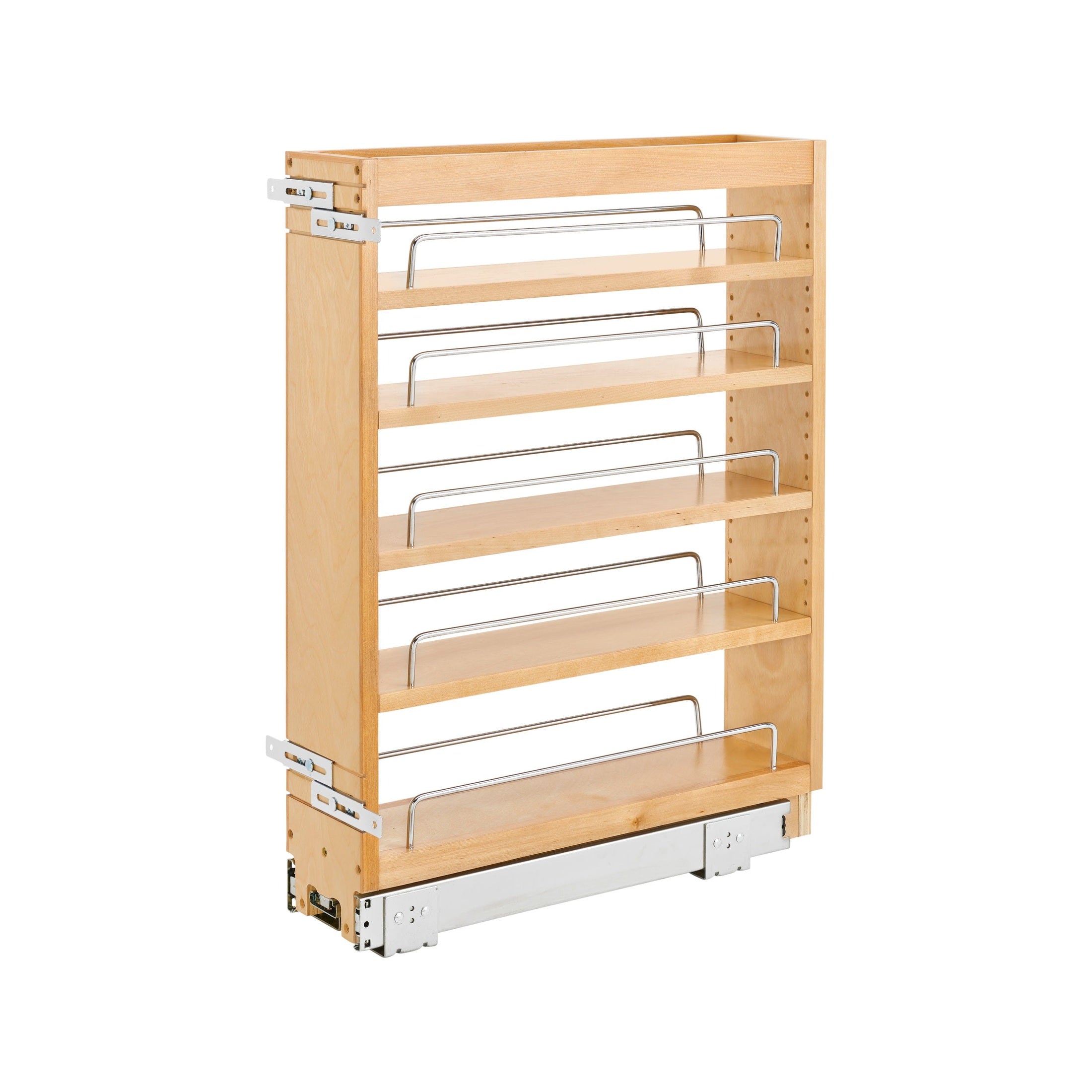 5" W x 19" D Pullout Wood Base Cabinet Organizer