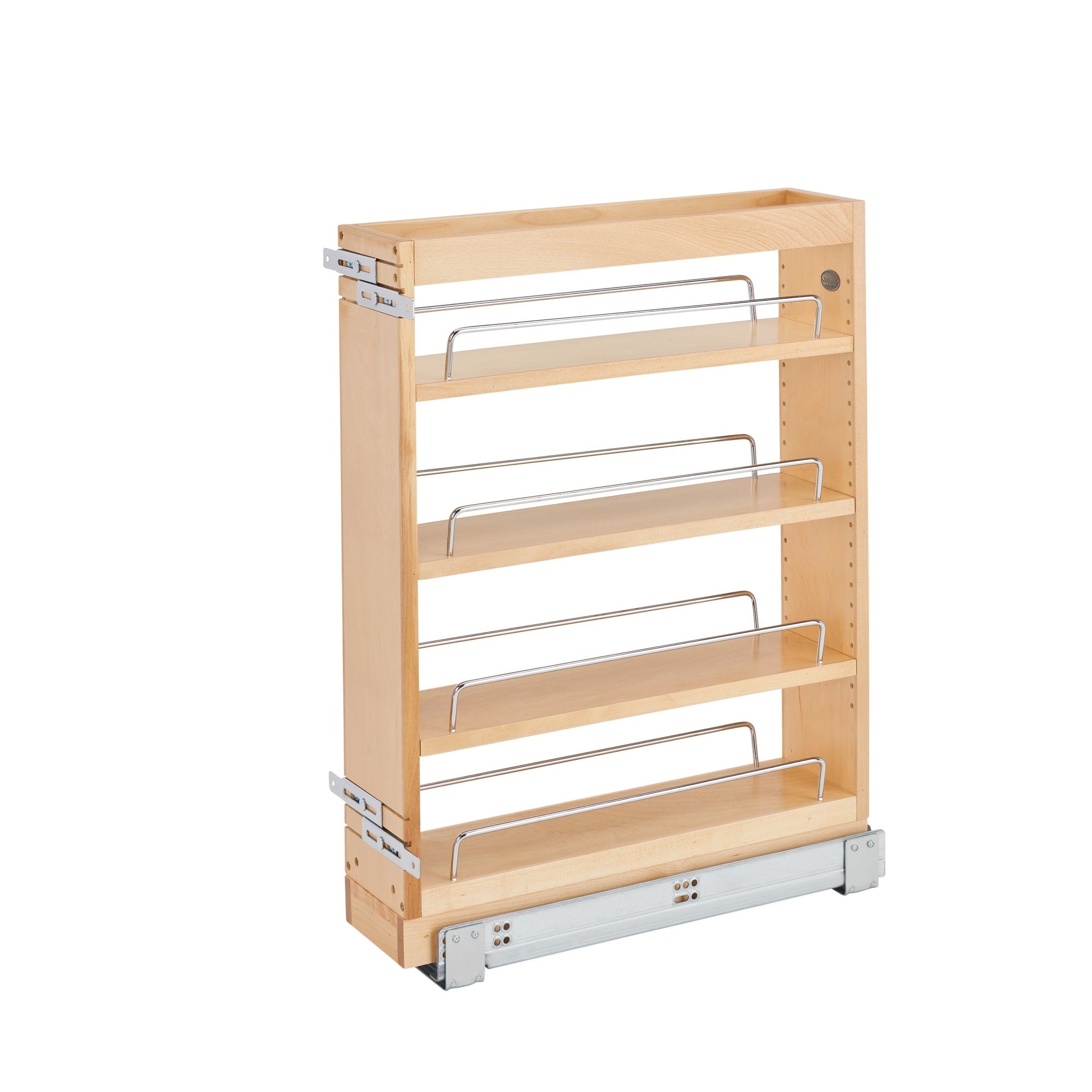 Maple Pullout Organizer w/ BLUM Soft-Close for 9" Vanity Base Cabinets