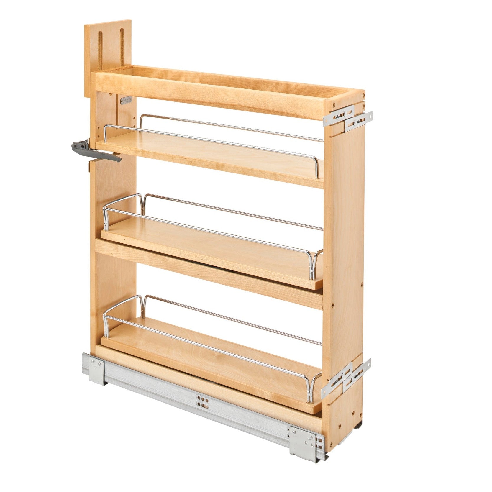 5" Wood Base Cabinet Swivel Pullout w/ BLUM Soft-Close Slides