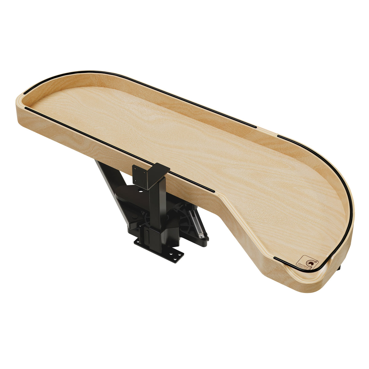 Craftsman Collection Solid Maple Single-Tier Girasolo w/ Soft-Close for 12" Right Opening/Blind Left Corner Cabinets