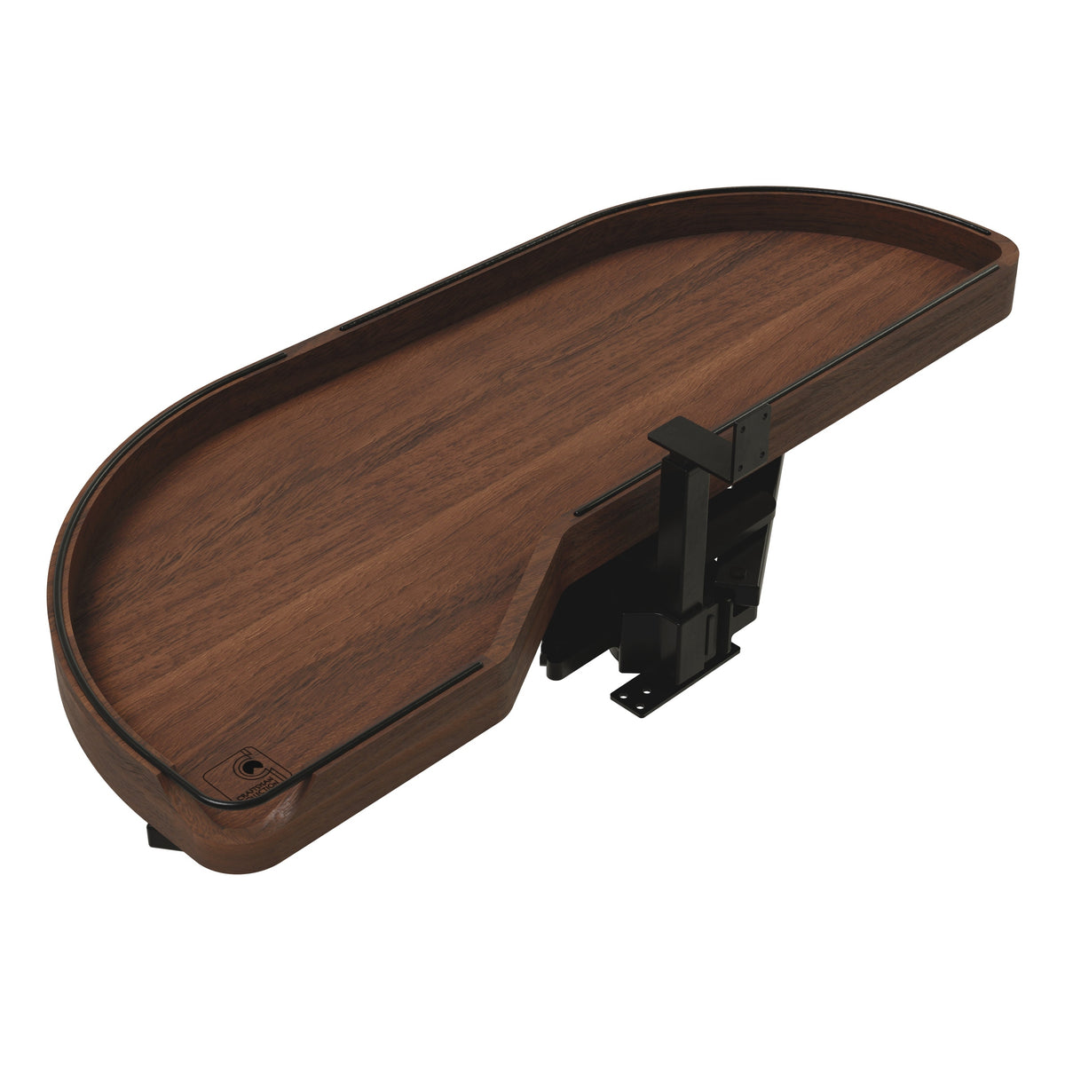 Craftsman Collection Solid Walnut Single-Tier Girasolo w/ Soft-Close for 15" Left Opening/Blind Right Corner Cabinets