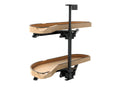 Craftsman Collection Solid Maple Two-Tier Girasolo w/ Soft-Close for 12" Left Opening/Blind Right Corner Cabinets
