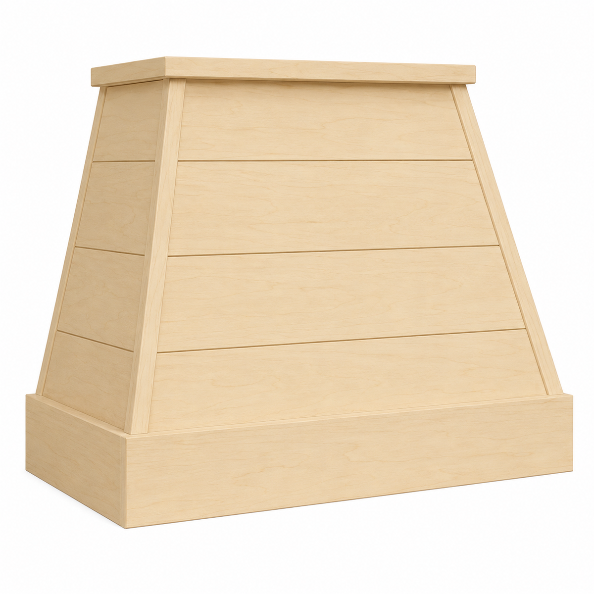 Omega National Modern Farmhouse Shiplap Tapered Wall Hood